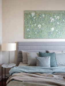 Фото интерьера спальни квартиры в стиле минимализм