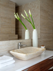 Фото интерьера санузла квартиры в стиле минимализм