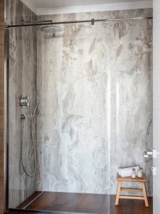 Фото интерьера санузла квартиры в стиле минимализм