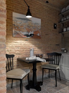 Фото интерьера кухни квартиры в стиле фьюжн