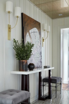 Фото интерьера прихожей квартиры в американском стиле