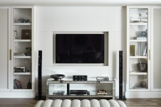 Фото интерьера гостиной квартиры в американском стиле