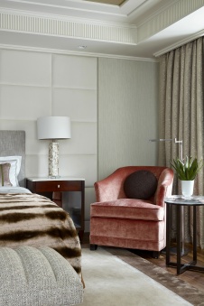 Фото интерьера спальни квартиры в американском стиле