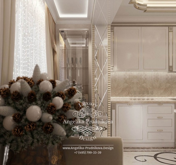 Дизайн-проект интерьера квартиры в ЖК Розмарин в стиле ар-деко