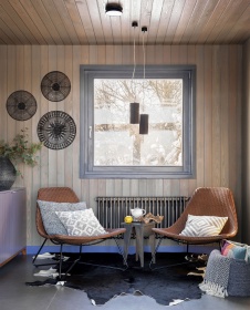 Фото интерьера гостевой гостевого дома в скандинавском стиле