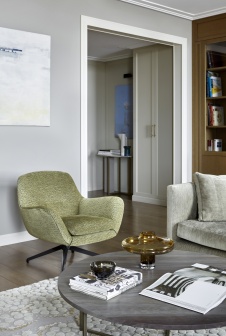 Фото интерьера гостиной квартиры в американском стиле