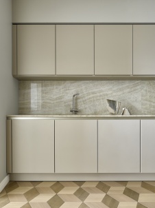 Фото интерьера кухни квартиры в американском стиле