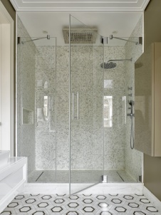 Фото интерьера санузла квартиры в американском стиле