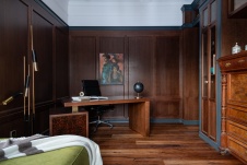 Фото интерьера кабинета дома в нормандском стиле