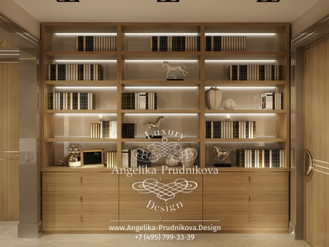 Дизайн-проект интерьера спальни в стиле модерн в ЖК BARRIN HOUSE