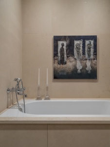 Фото интерьера ванной квартиры в стиле фьюжн