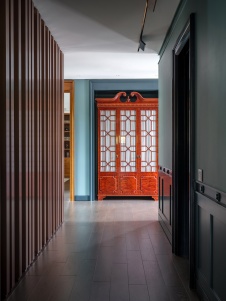 Фото интерьера коридора дома в стиле фьюжн