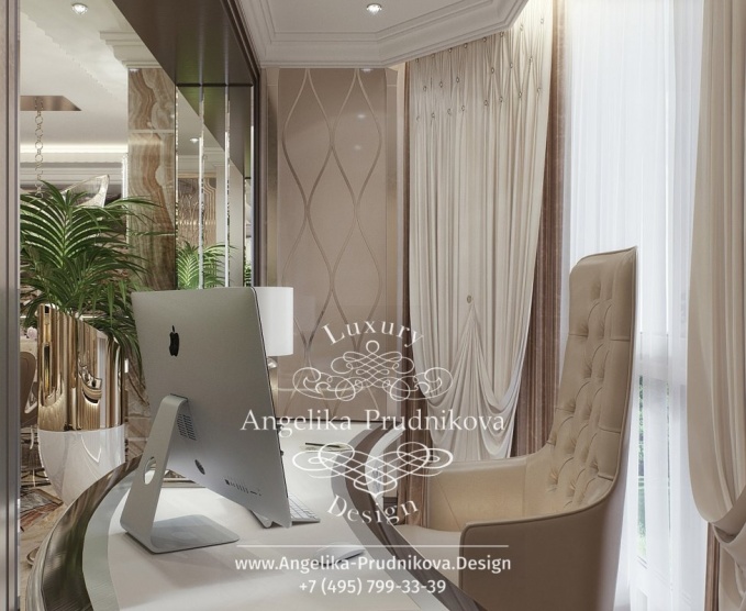 Дизайн-проект интерьера квартиры в ЖК Мосфильм в стиле ар-деко