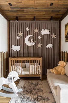 Фото интерьера детской дома в стиле шале