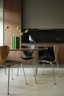 Фото интерьера столовой квартиры в современном стиле