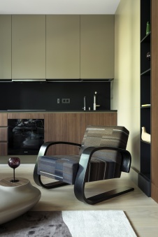 Фото интерьера кухни квартиры в современном стиле