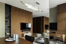 Фото интерьера гостиной квартиры в современном стиле