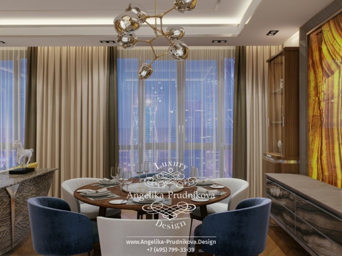 Дизайн-проект интерьера квартиры в ЖК BARRIN HOUSE в стиле лофт