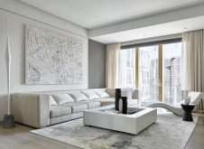 Фото интерьера гостиной квартиры в стиле минимализм