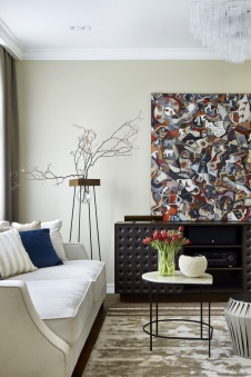 Фото интерьера гостиной квартиры в американском стиле