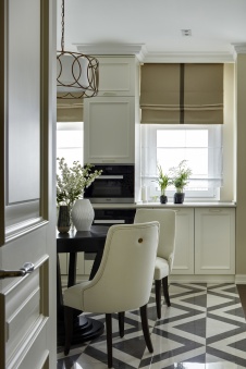 Фото интерьера кухни квартиры в американском стиле