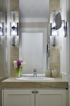 Фото интерьера санузла квартиры в американском стиле