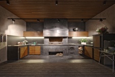 Фото беседки в эко-стиле