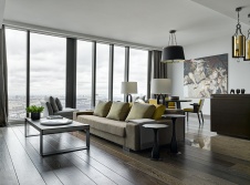 Фото интерьера гостиной квартиры в стиле минимализм