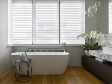 Фото интерьера ванной пентхауса в стиле фьюжн