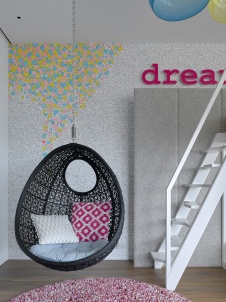 Фото интерьера детской пентхауса в стиле фьюжн