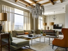 Фото интерьера гостиной квартиры в стиле фьюжн