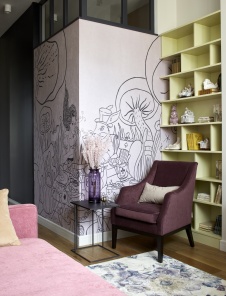 Фото интерьера детской квартиры в стиле фьюжн