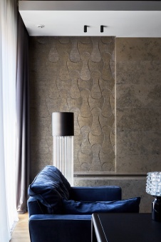 Фото интерьера гостиной квартиры в стиле эко