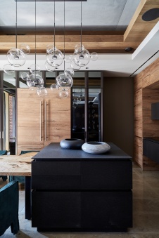 Фото интерьера кухни квартиры в стиле эко