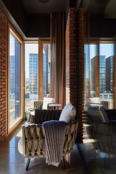 Фото интерьера балкона квартиры в стиле эко Фото интерьера террасы квартиры в стиле эко