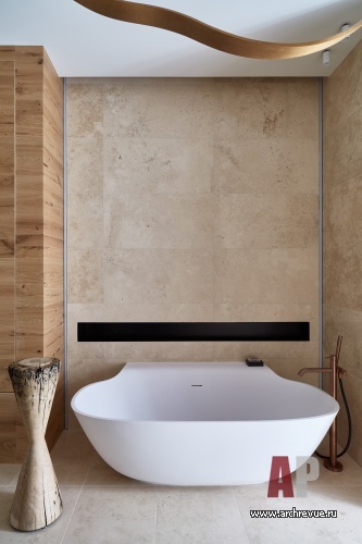 Фото интерьера ванной квартиры в стиле эко