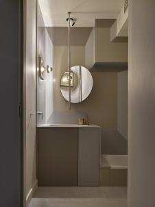 Фото интерьера санузла пентхауса в стиле фьюжн