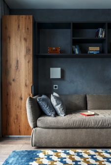 Фото интерьера кабинета пентхауса в стиле лофт