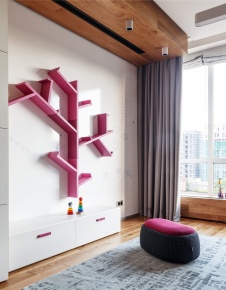 Фото интерьера детской пентхауса в стиле лофт