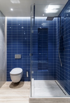 Фото интерьера санузла пентхауса в стиле лофт