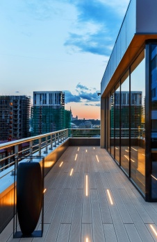 Фото интерьера террасы пентхауса в стиле лофт