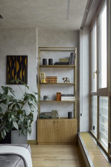 Фото интерьера гостиной квартиры в стиле лофт