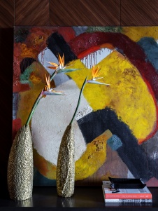 Фото интерьера столовой квартиры в американском стиле