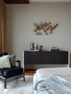 Фото интерьера спальни квартиры в американском стиле