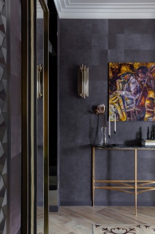 Фото интерьера прихожей квартиры в стиле ар-деко