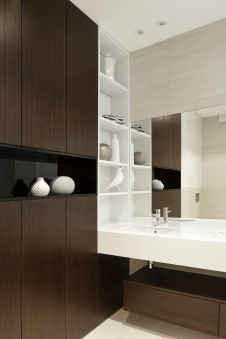 Фото интерьера санузла пентхауса в стиле минимализм