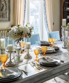 Фото интерьера столовой дома в американском стиле