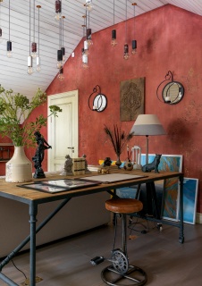 Фото интерьера кабинета дома в американском стиле