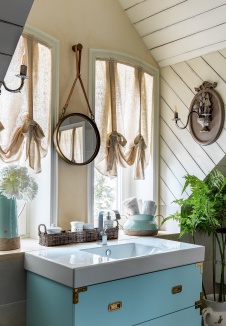 Фото интерьера санузла дома в американском стиле