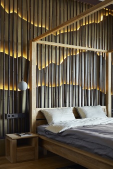 Фото интерьера спальни квартиры в стиле минимализм